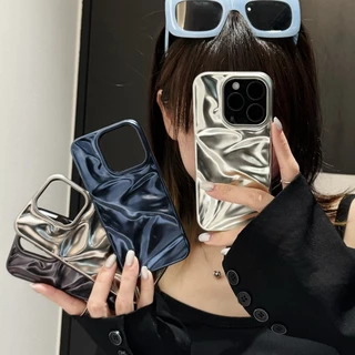 ริ้วรอยด้านสี่สีเหมาะสําหรับเคสโทรศัพท์ IPhone 17 ProMax 17 Air 16 Pro, Apple 15 Premium Soft Case 14/13/12/11