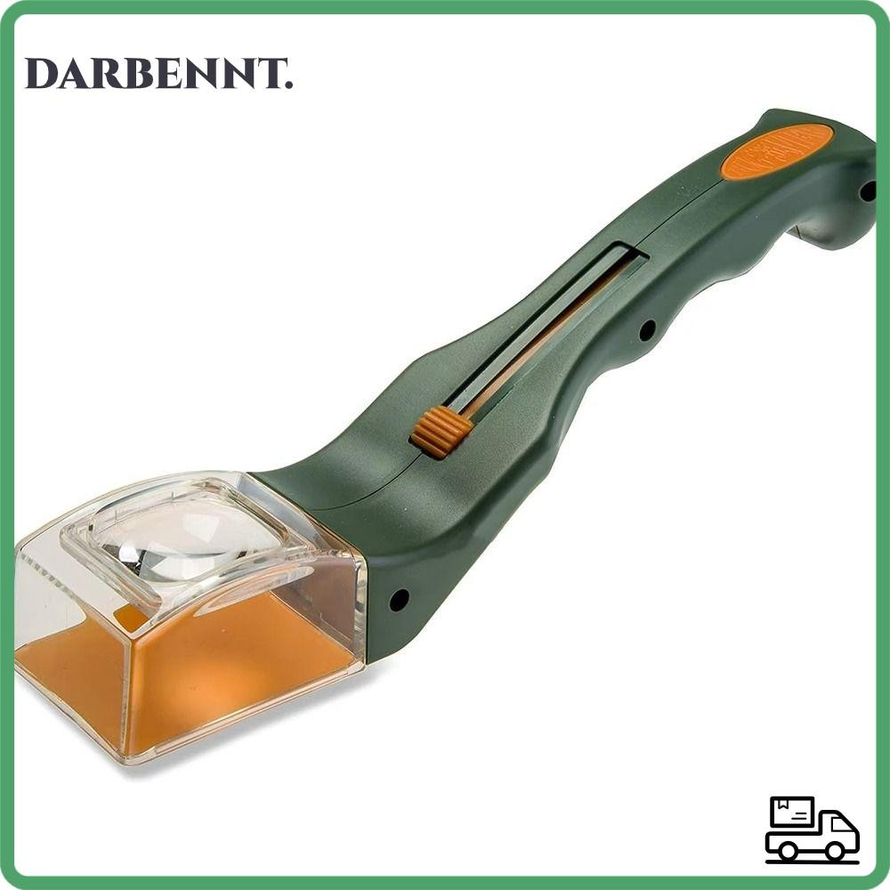 เครื่องมือจับแมลง DARBE, ของเล่น Fly Grabber Bug ที่จับหนอนออกอย่างรวดเร็ว, แว่นขยายแบบพกพาพร้อมแว่นขยาย 5 เท่าในตัว, การควบคุมศัตรูพืชแบบไร้สัมผัสสําหรับเด็กผู้ใหญ่