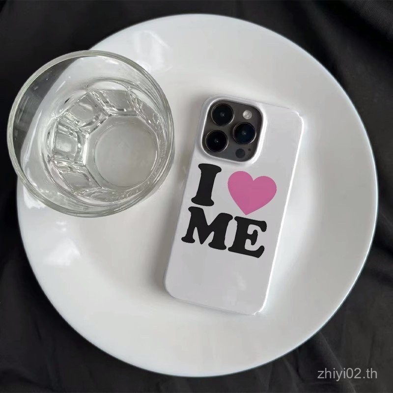 เคสมือถือสารภาพรักสไตล์ INS สโลแกนรักภาษาอังกฤษเหมาะสำหรับ iPhone 16PROMAX 16 15 14 13 12 11 PRO MAX XS XR 14PROMAX 13PROMAX 15PROMAX 8PLUS เปลือกแข็งกันกระแทก