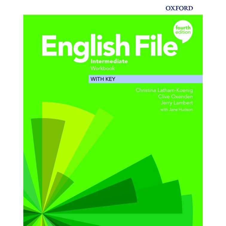 Bundanjai (หนังสือ) English File 4th ED Intermediate : Workbook with Key (P)
