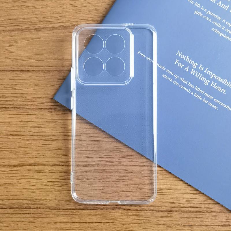 สําหรับ Xiaomi Mi 14T 14 Pro 14Pro 14p 5G ใหม่ Ultra Thin Soft TPU Silicon Gel โปร่งใสกล้องป้องกันกรณีปกหลัง
