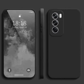 เคส OPPO Reno 12 5g สีทึบ OPPO Reno12 5g เคสซิลิโคนป้องกันการตกสีธรรมดาเรียบง่าย YT