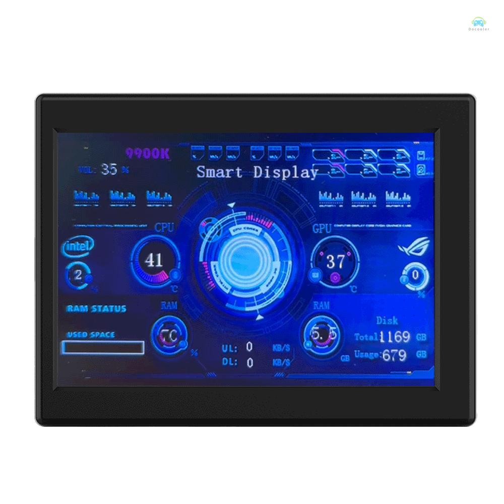 Yb1 จอแสดงผล Screen3.5 นิ้ว IPS Monitor จอแสดงผลคอมพิวเตอร์ CPU GPU การตรวจสอบ Sub-หน้าจอ ABS รองรับธีม DIY แก้ไขซอฟต์แวร์ฟรีอัพเกรด