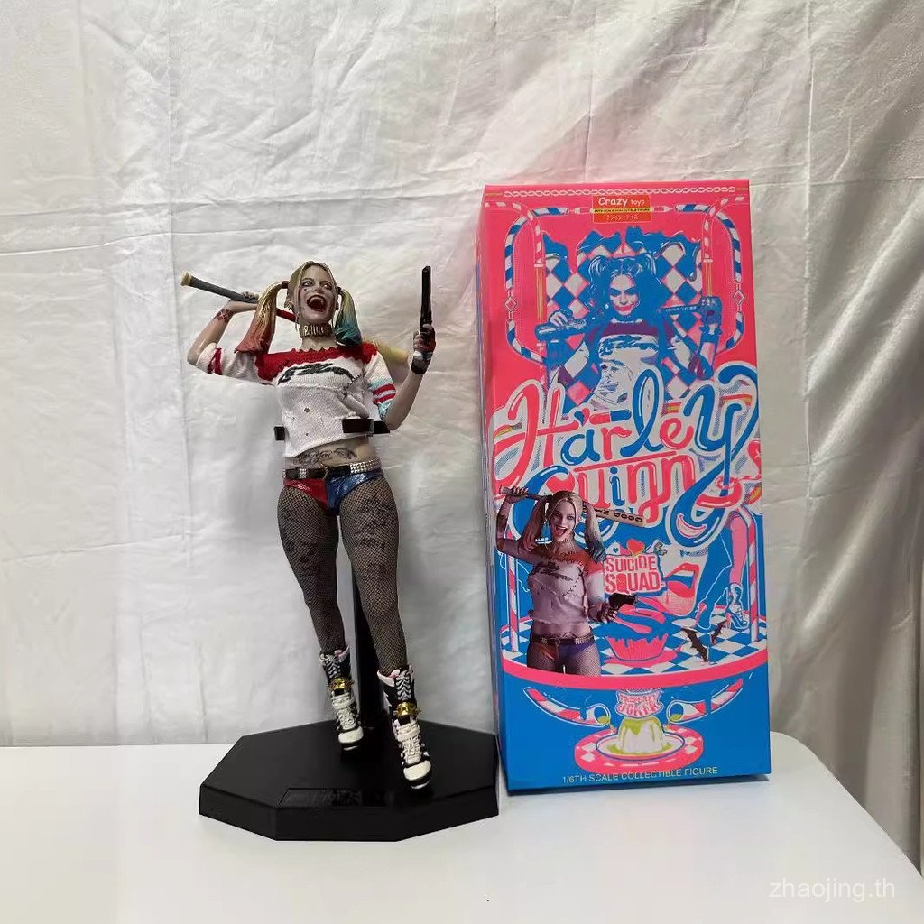 [Explosion Quick] Crazy Toys Suicide Squad Real Clothes Edition Harley Quinn 12นิ้วรุ่นผ้า