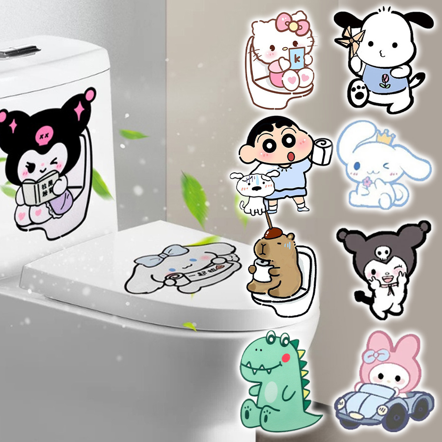 การ์ตูน Capybara Crayon Shin-chans Deodorizing Patch สติกเกอร์นํากลับมาใช้ใหม่, Self-กาวหอมระงับกลิ่นกายสติกเกอร์ห้องน้ํากลิ่นตกแต่ง Paster