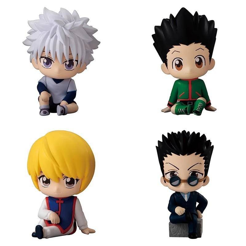 4pcs GON FREECSS killua kurapika รูป Q รุ่น HUNTER X HUNTER PVC Action Figure ของขวัญสะสม Figurine