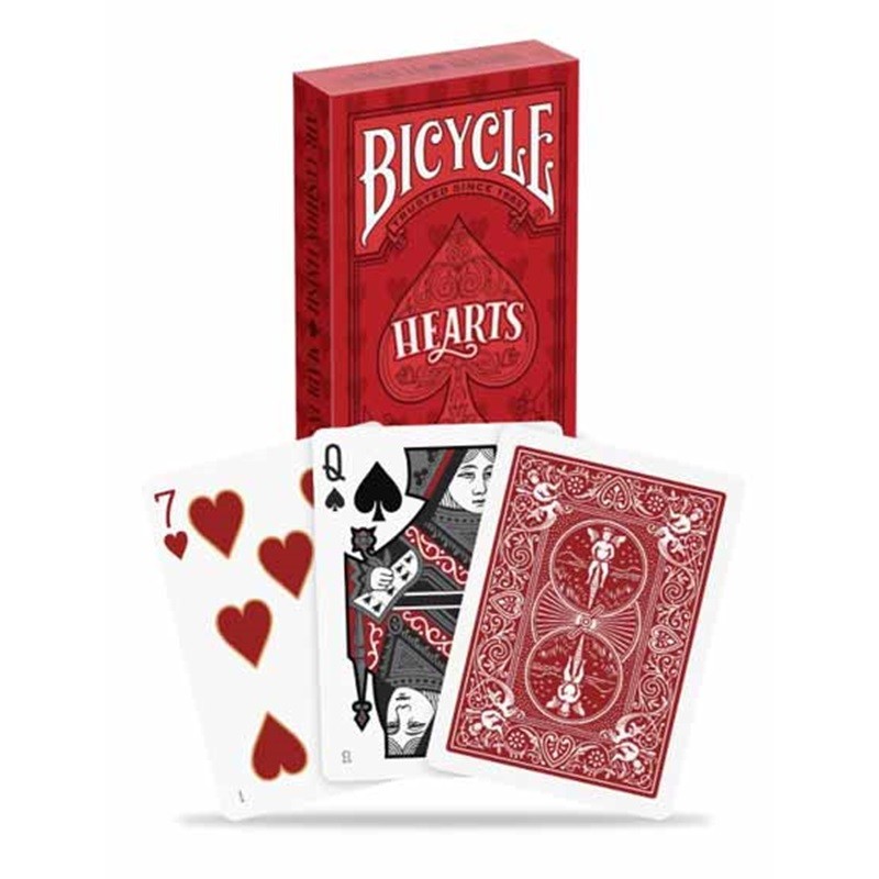 Bicycle Hearts Playing Cards Deck USPCC Poker Collection การ์ดเกม Magic Tricks
