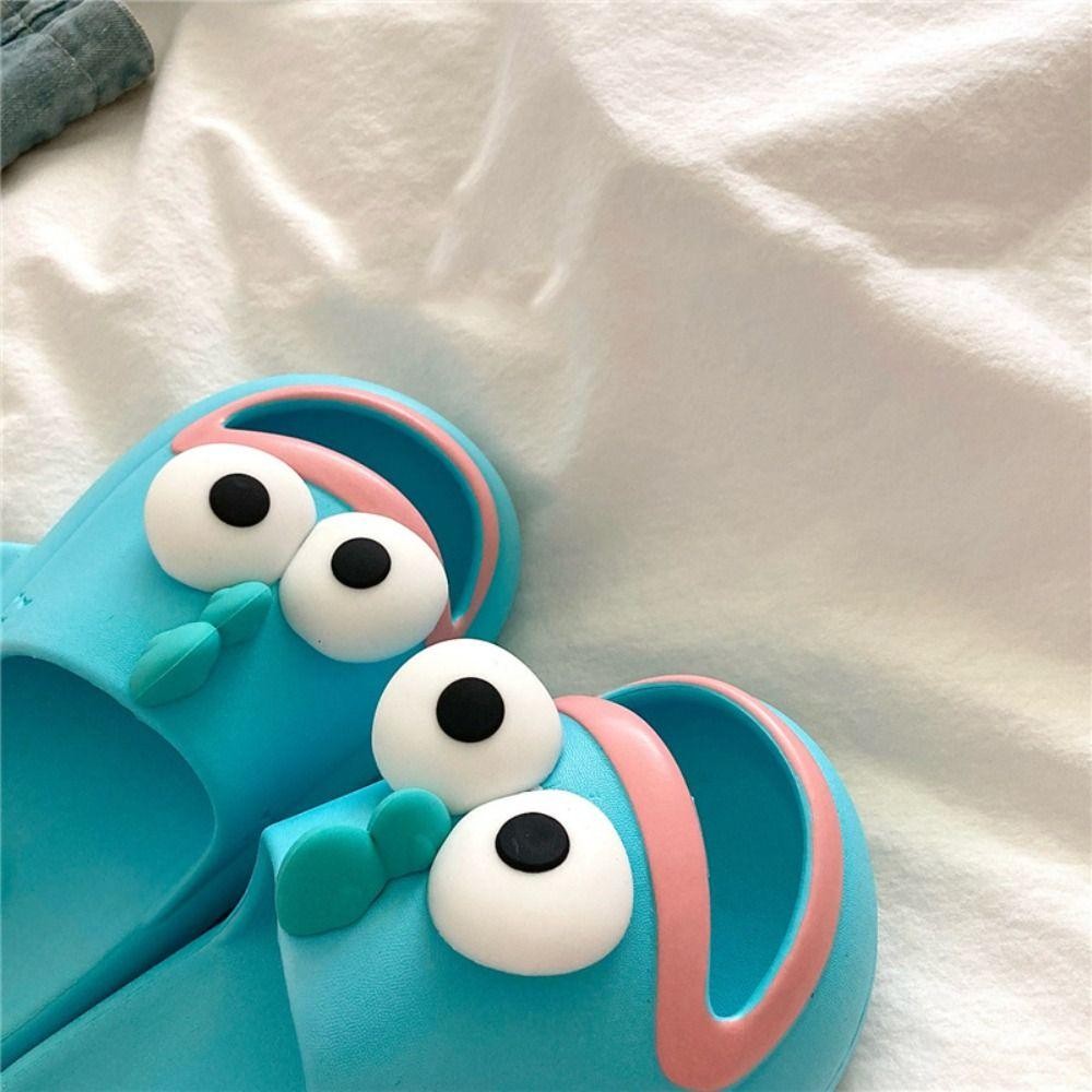 Edie รองเท้าสวมใส่ด้านนอก, น่าเกลียดปลาแพลตฟอร์มหนา Soled รองเท้าแตะ, Casual Anti Slip Casual PVC Hangyodon รองเท้าแตะผู้หญิงฤดูร้อน