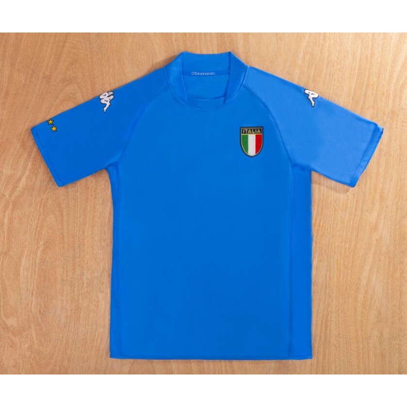 New Retro2000 อิตาลี Home Retro ฟุตบอล jersey Vintage jersey S-XXL ผู้ชายผู้ใหญ่แขนสั้นชุดฟุตบอล jersey