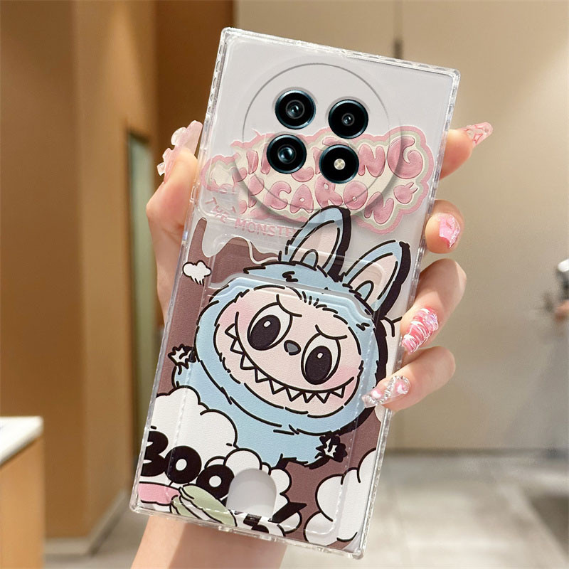 เคสโทรศัพท์การ์ตูนใหม่realme 13+ 13PRO+ 13 PRO 12X 12+ 12PRO+ 12 PRO 5G 4G 2024 Soft Shellเลนส์ฝาครอบป้องกันกระเป๋าปลอกสําหรับRealme13 Plus 5G