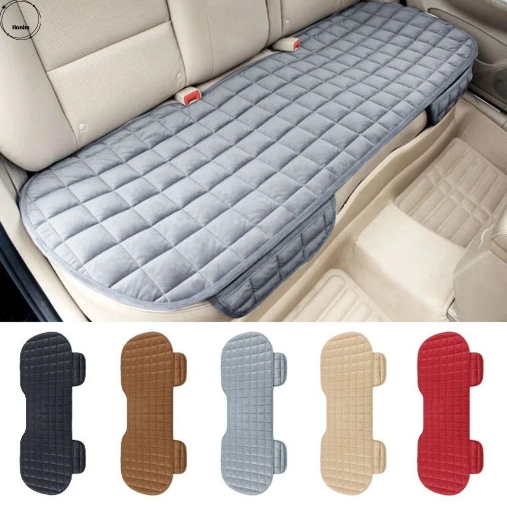 ผ้าคลุมเบาะรถยนต์ ILONIM, Non Slide Keep Warm ฝาครอบที่นั่งด้านหลัง, กํามะหยี่ Auto Protector Mat Pad Auto
