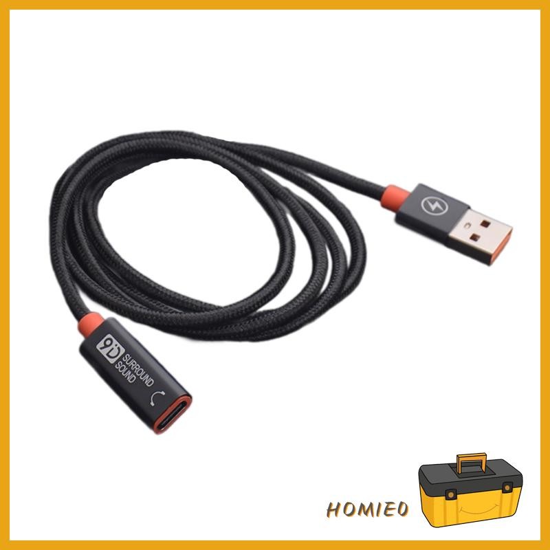 Homie0 สายชาร์จข้อมูล Sync USB A 3 0 ชายประเภท C หญิง 5Gbps สายเคเบิลข้อมูล USB to Type C สายแปลงสําหรับ 15 14 1