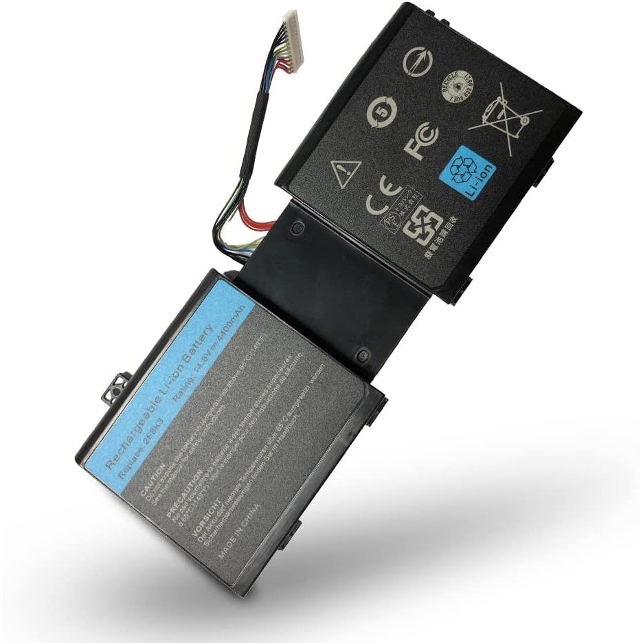 Battery Dell 2F8K3-4S2P : 14.8V-4400mAh Black (CBB)