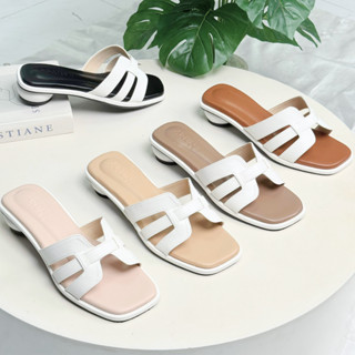 รองเท้าแฟชั่นแบรนด์ ARUN รุ่น AR2033 สไตล์หรู พื้นนิ่ม หนังน…