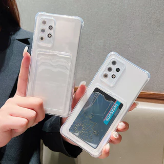 การ์ด เคสโทรศัพท์ For Samsung A56 A36 A37 A57 A26 A16 A35 A55 5G A15 A14 A05S A07 A17 A54 S26 S25 S24 Ultra S23 Plus A53