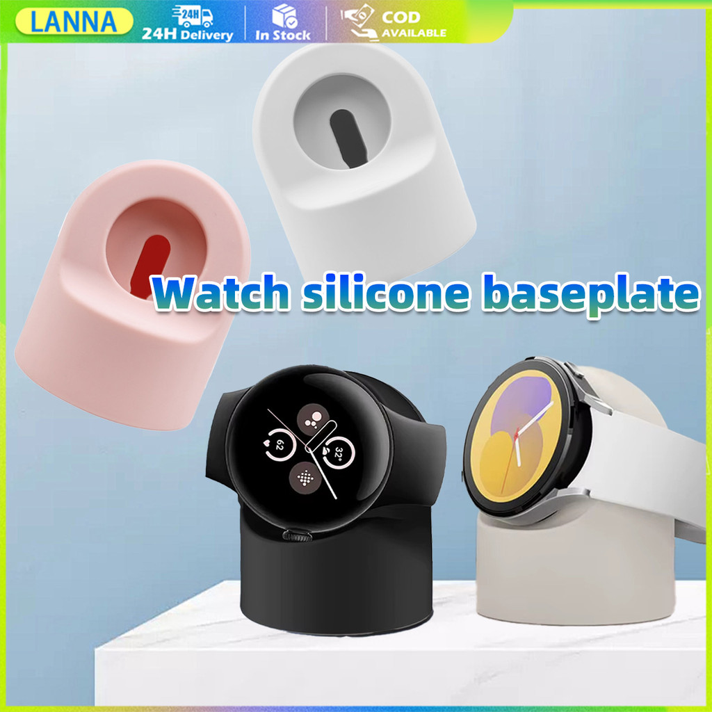 "ร้านอยู่ที่ไทย แท่นชาจ  watch สำหรับนาฬิกา Series IWATCH/1/2/3 แท่นวางซิลิโคนแบบตั้งโต๊ะ
"