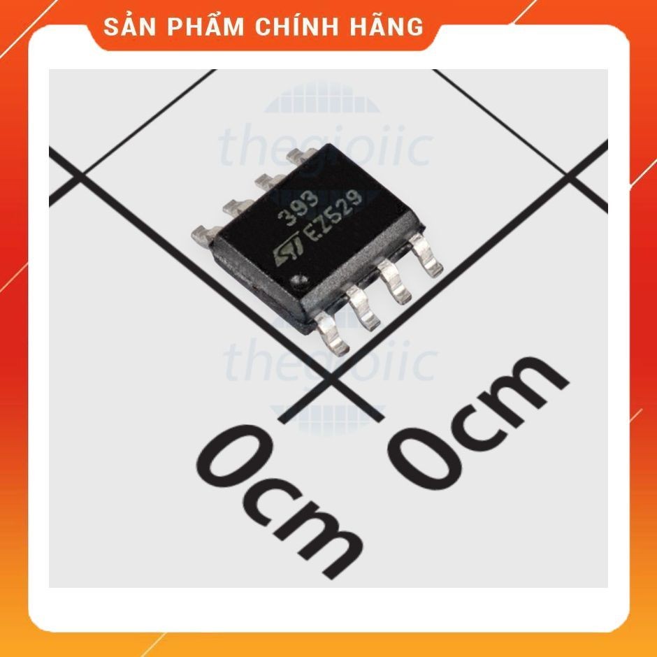 [ 10 ชิ้น ] LM393 LM393D LM393DT LM393DR IC Dual Differential Comparator SOP-8