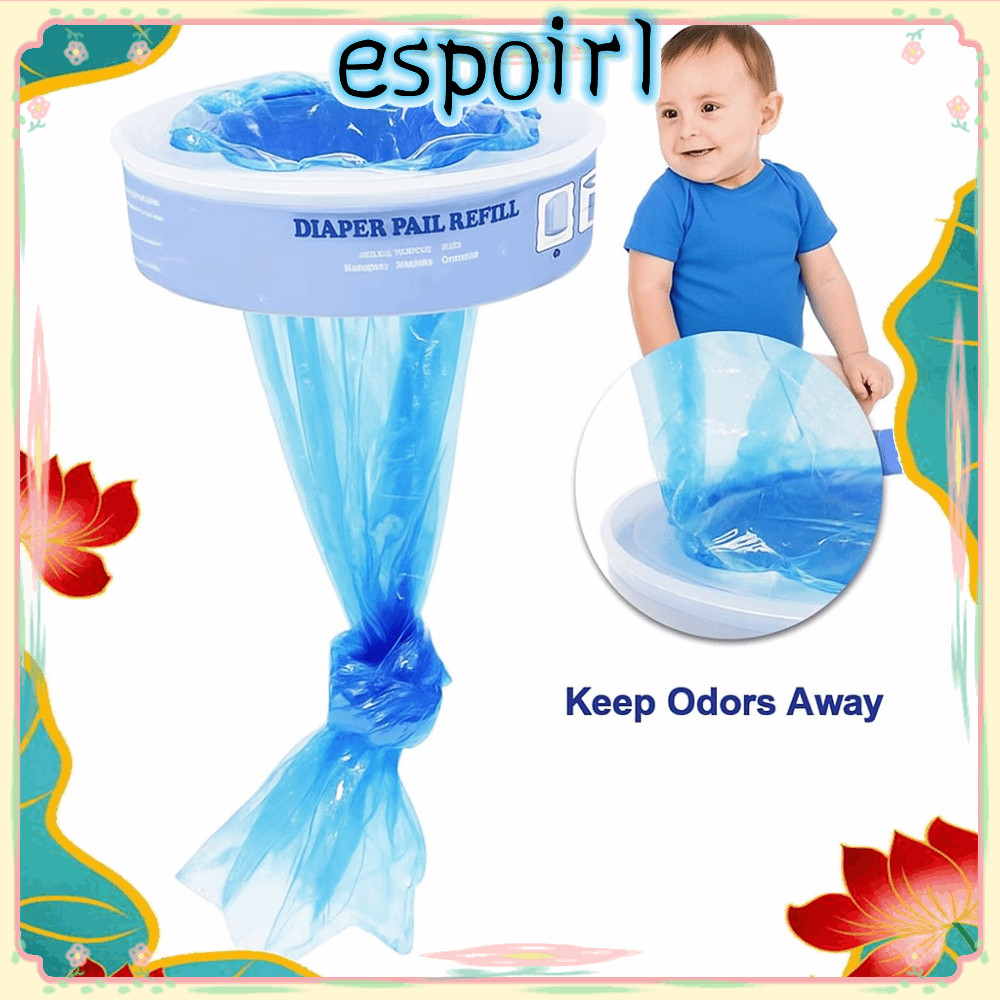 Espo ถุงใส่ผ้าอ้อม แบบหนา ความจุขนาดใหญ่ ทนทาน สําหรับห้องเด็กเล็ก