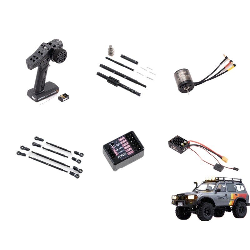 FMS FCX10P LC80 Pro RC รถเกียร์แชสซี Tie Rod Servo เกียร์อะไหล่เดิม A