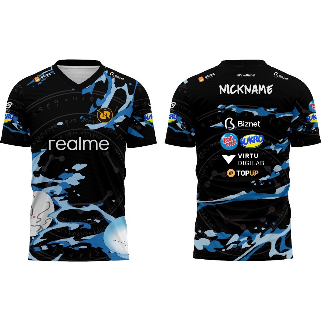 RRQ S15 Black Jersey Printing Milano Premium