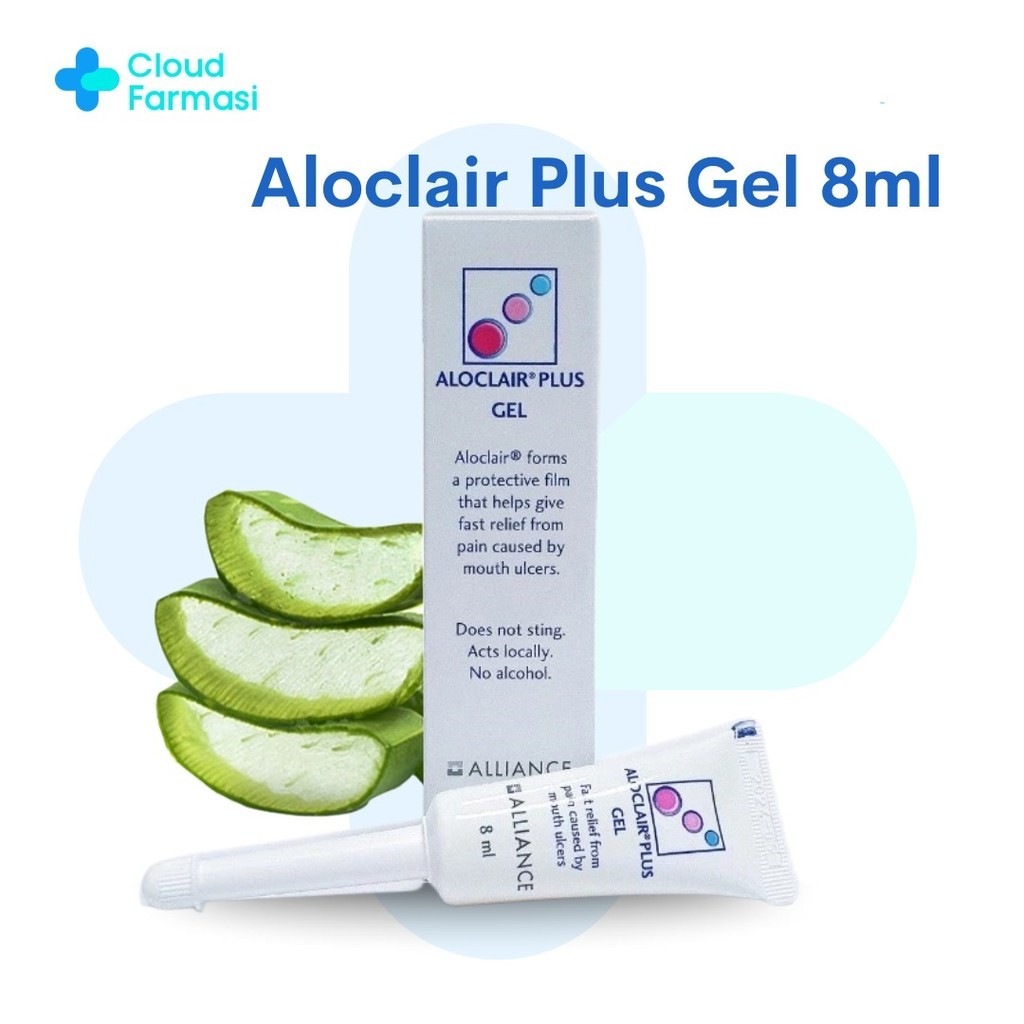 [Cloud Farmasi] Aloclair Plus Gel for Mouth Ulcers no Alcohol - 8ml [Expiry Date : 09-2026]
