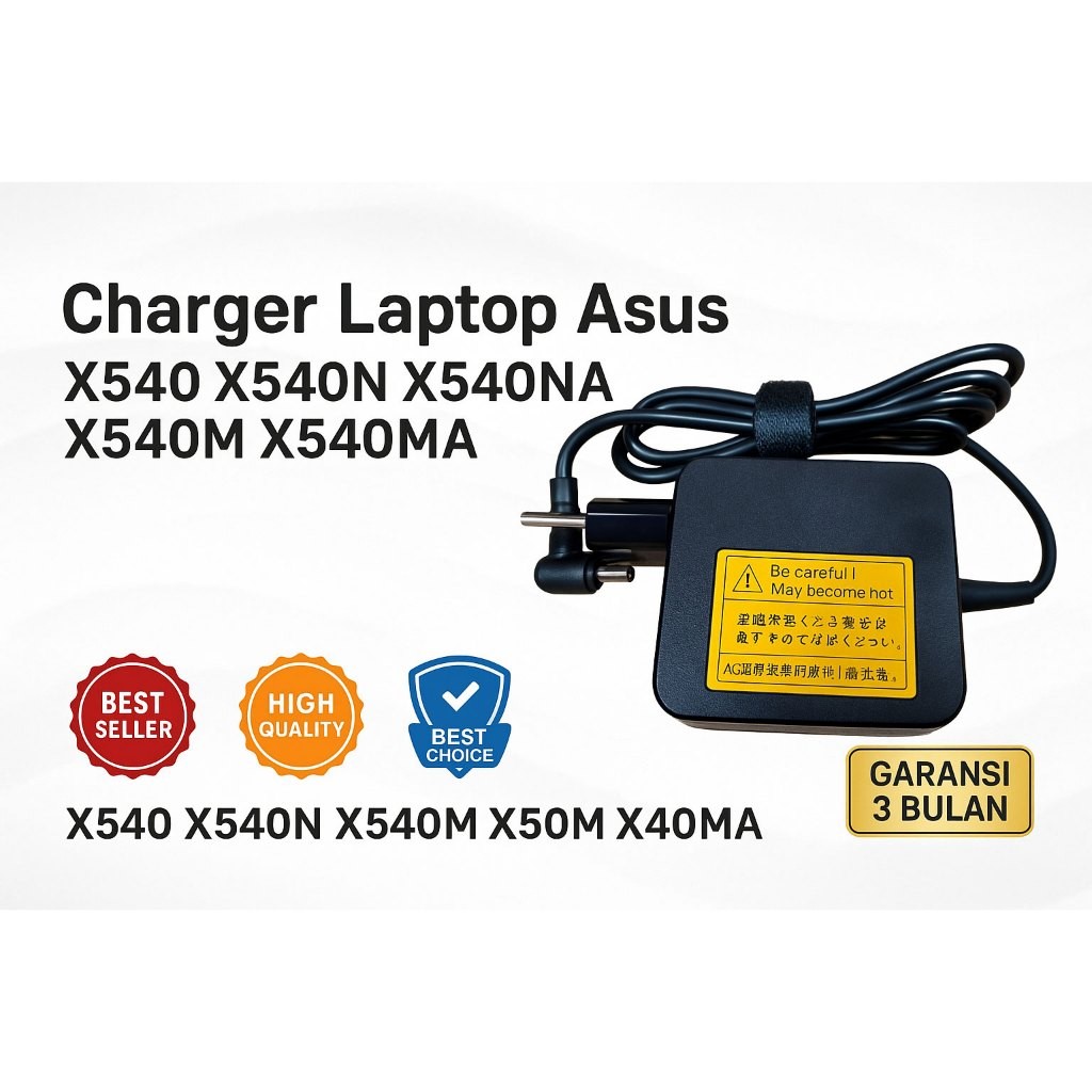Asus X540 X540N X540NA X540M X540MA 2.37A 4.0*1.35mm 45W อะแดปเตอร์ชาร์จ Original รับประกัน 3 เดือน