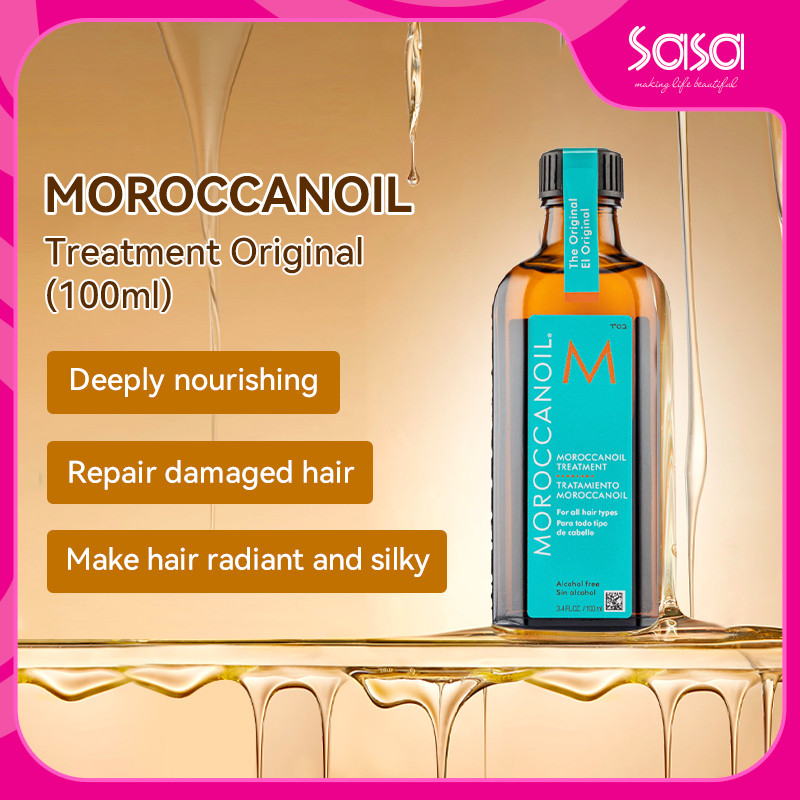 Moroccanoil original Treatment โมรอคแคนออยล์ ทรีทเมนท์บำรุงผม สูตรออริจินัล(สำหรับทุกสภาพผม) 100ml