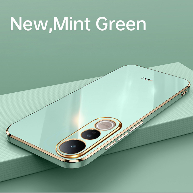 สําหรับVivo V50 Lite 5Gเคสโทรศัพท์ป้องกันElectroplatingกันกระแทกสําหรับVIVO V50Lite 5G V2440 ปลอกซิล