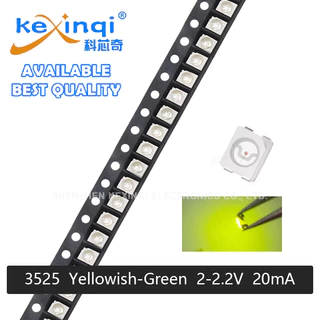 (100 ชิ้น) 3528 SMD LED สีแดงสีฟ้าเขียว Yellowish-สีเขียวเหลืองขาวส้ม Warm-White Ice-Blue ชมพูม่วง Cool-White Light Diode