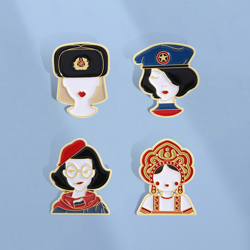 เข็มกลัดแบบ lapel pin ลายการ์ตูนและตัวอักษร สำหรับแต่งเติมสไตล์เสื้อผ้าและของขวัญ ราคา ถูกที่สุด ดีลบีเคเค แกลเลอรีภาพที่ 2
