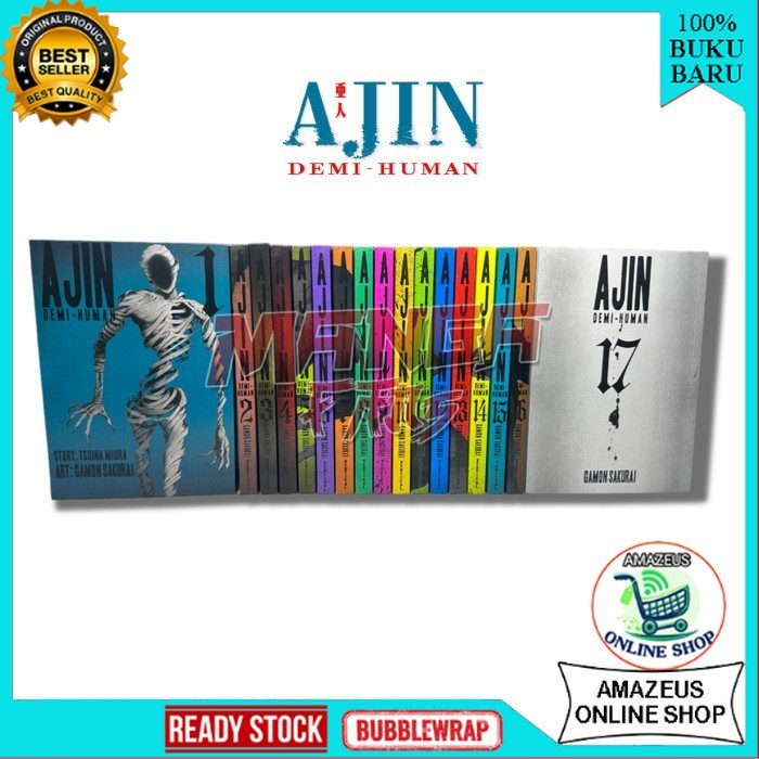มังงะ: Ajin: ชุดหนังสือ Demi-Human 17 โดย Gamon Sakurai (อังกฤษ) AmazeusOnlineShop