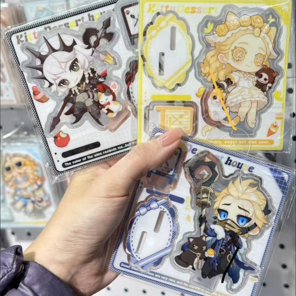 หน่วยความจํา‌ ขาตั้งอะคริลิค Ithaqua รูปจอแสดงผลอะนิเมะ Identity V คอลเลกชันตกแต่งโต๊ะเครื่องประดับ Accesorios
