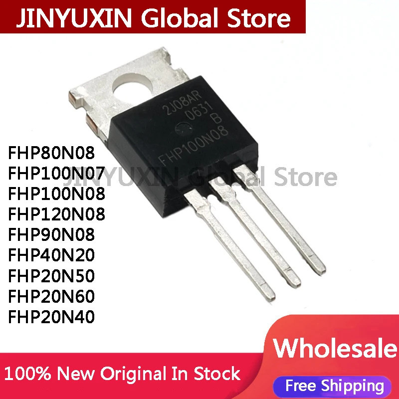 1-5PCS FHP80N08 FHP100N07 FHP100N08 FHP120N08 FHP90N08 FHP40N20 FHP20N50 FHP20N60 FHP20N40 TO-220 ทร