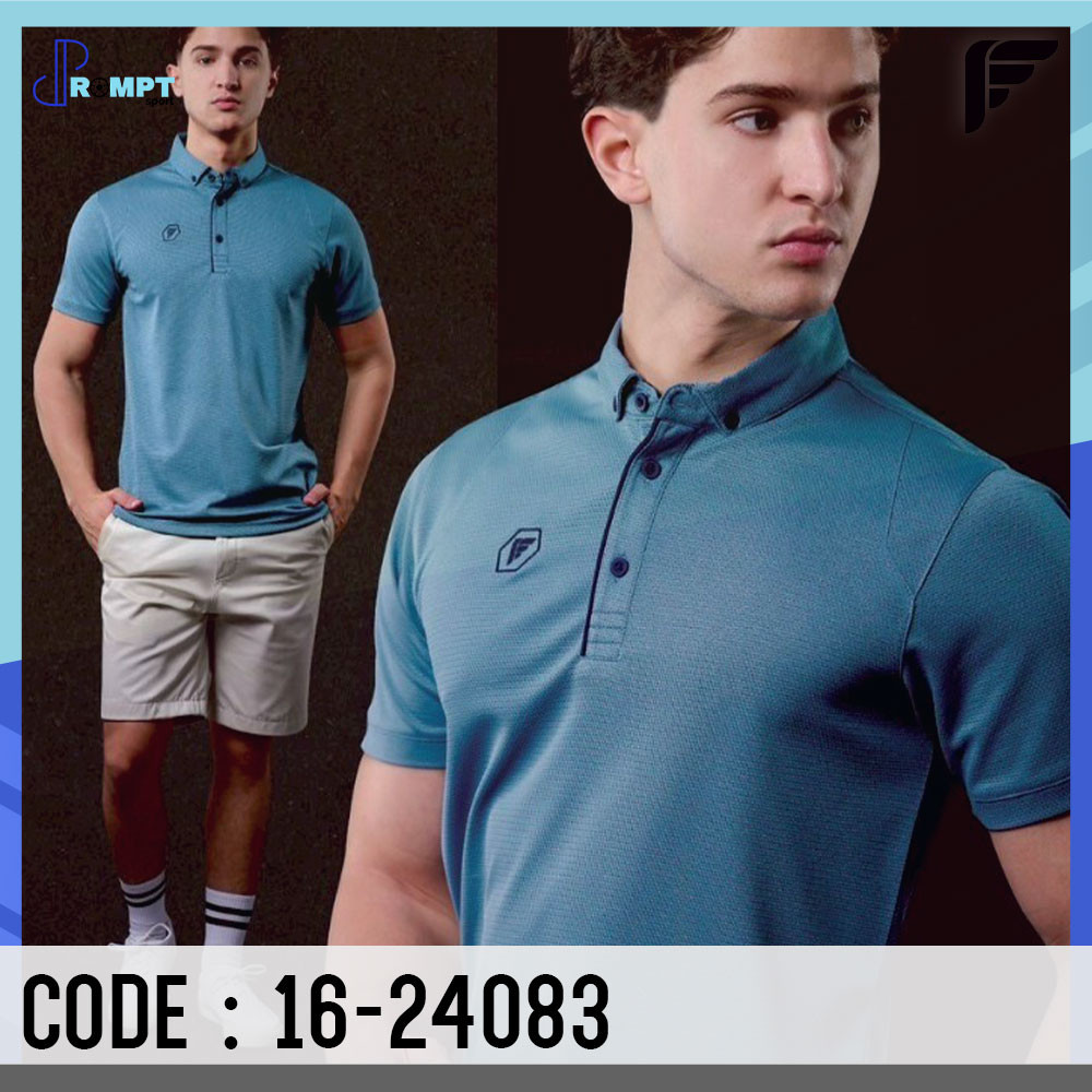 PEGAN เสื้อโปโลพิมพ์ลาย เฉดสีใหม่ รหัส 16-24083 ของเเท้ 1000%