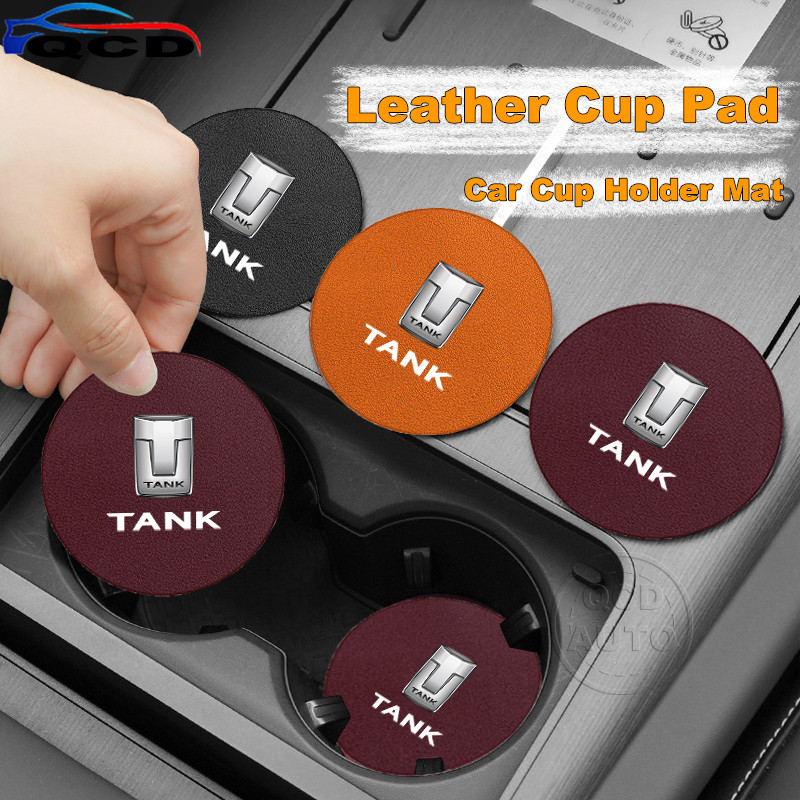 GWM Tank ไฟเบอร์หนังรถถ้วยรองแก้วรองแก้วตัดเสียงรบกวน สําหรับ 300 อุปกรณ์เสริม Tank300 500