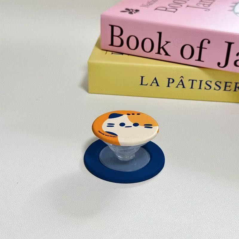 Stitching สีแมวรูปแบบขาตั้งโทรศัพท์เหมาะสําหรับIphone 16 pro max 12 13 14 15 ที่วางโทรศัพท์มาใหม่ที่วางโทรศัพท์ - รูปที่ 2