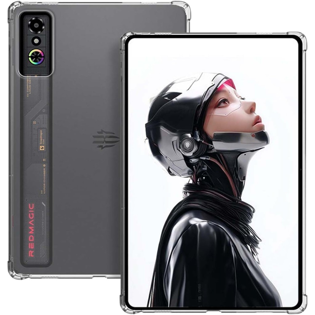 สําหรับ RedMagic แท็บเล็ต 3 Pro/REDMAGIC Astra 9.06 นิ้ว,Ultra โปร่งใส Soft TPU ปกหลังสําหรับ ZTE Nubia REDMAGIC Gaming แท็บเล็ต 3 Pro Anti-Scratch กันกระแทกกรณี