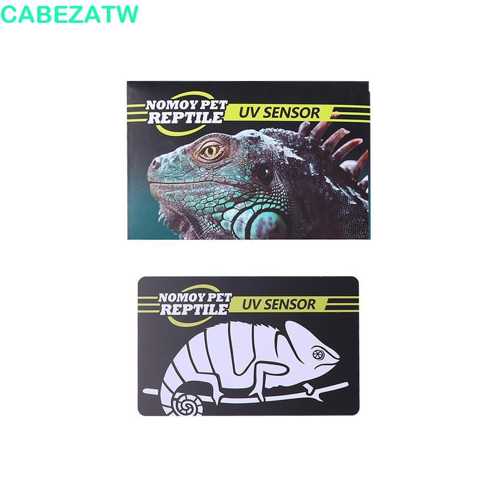 CABEZATW UVB Test Card นํากลับมาใช้ใหม่ 1PC Quick 10 วินาทีโคมไฟ PVC Life Tester Meter