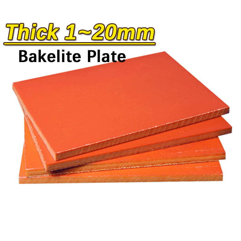 ความหนา 1-20 มม. สีส้มสีแดง เบกาไลท์ แผ่นฉนวนกันความร้อนบอร์ดเรซิน ฟิสิกส์ เบกาไลท์ แผ่นป้องกันไฟฟ้าสถิตและทนต่ออุณหภูมิสูง