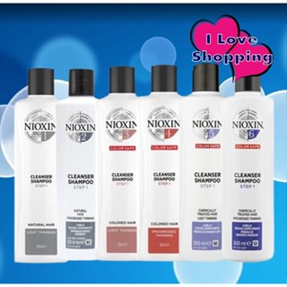 Nioxin Cleanser Shampoo System 1,2,3,4,5,6  แชมพู สำหรับคนผม…