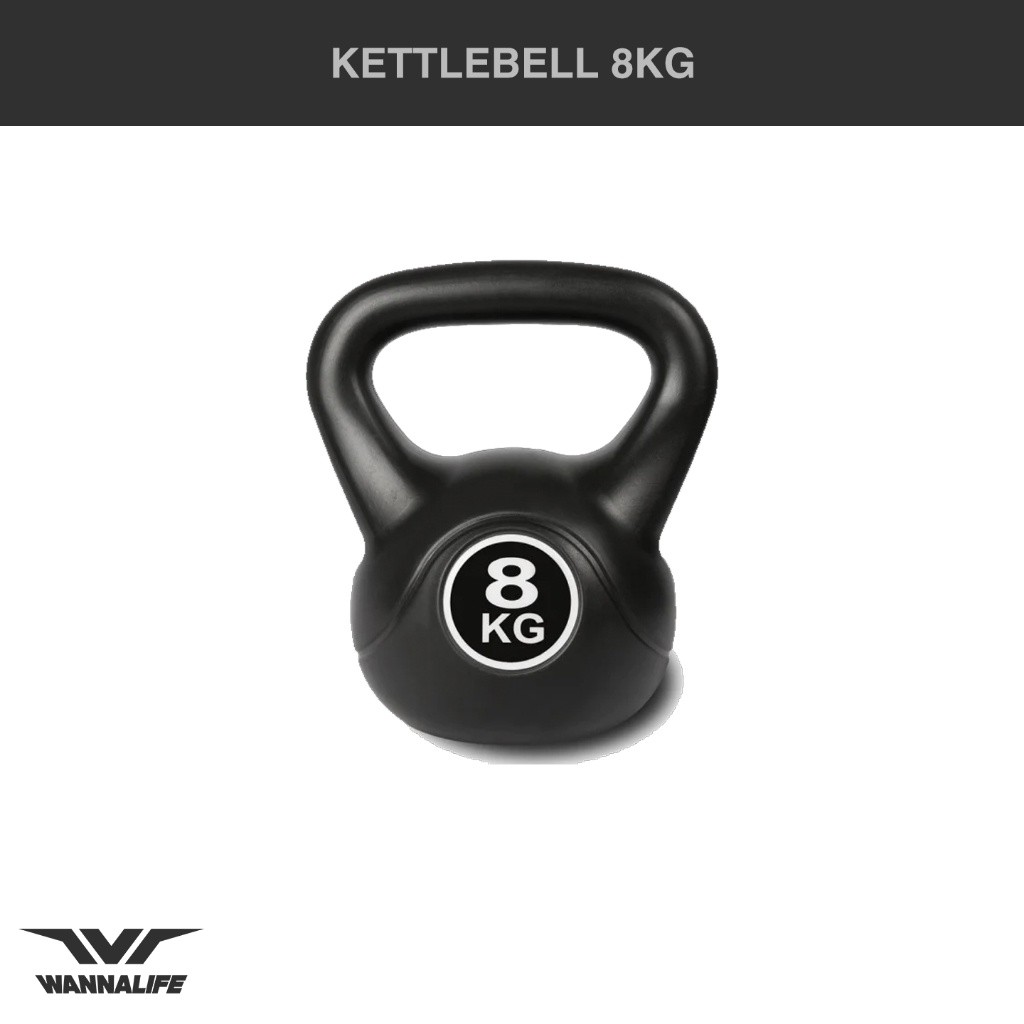 KettleBell 8 KG Wannafit Weight Lifting Barbell Dumbell 8kg Kettle Bell