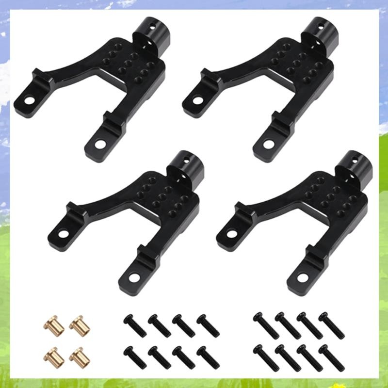 RC รถอัพเกรดวงเล็บสําหรับ 1/12 MN128 MN86 G500 RC รถอะไหล่อัพเกรดสีดํา