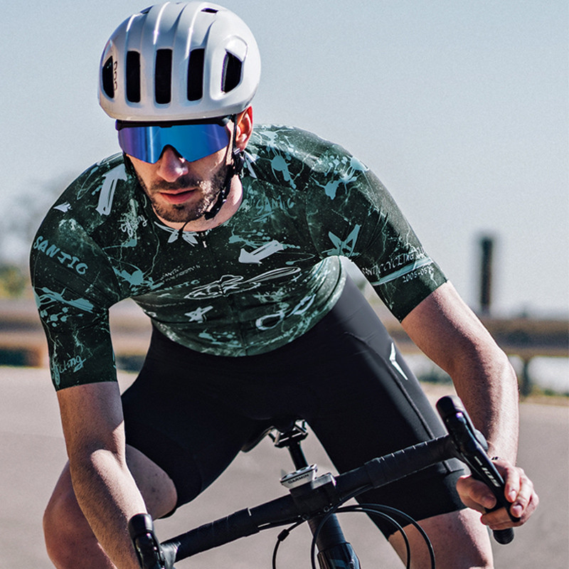 Powerband Santic Unisex Professional Bike Top Breathable รูปที่ 2