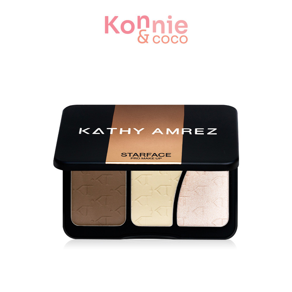 KATHY AMREZ Starface Pro Makeup 9.3g พาเลทไฮไลท์และคอนทัวร์.