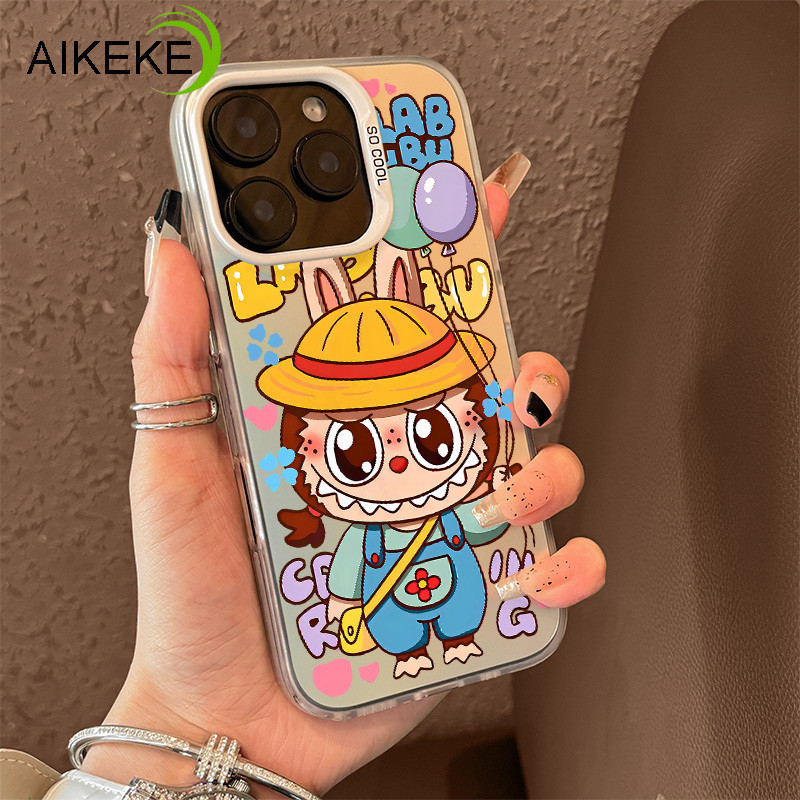 น่ารักการ์ตูน Labubu สําหรับ OPPO A12E A11 A11X A8 A7 A7X A7N A3S A3X A5 AX5 A3 A1 Pro A1K Reno 6 5F