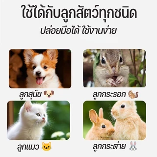 ขวดนมแมว จุกนมแมว ที่ป้อนนม ขวดนม4ทาง ป้องกันการสําลัก ซิลิโคนเกรดอาหาร ฐานรองพื้นกันลื่น
