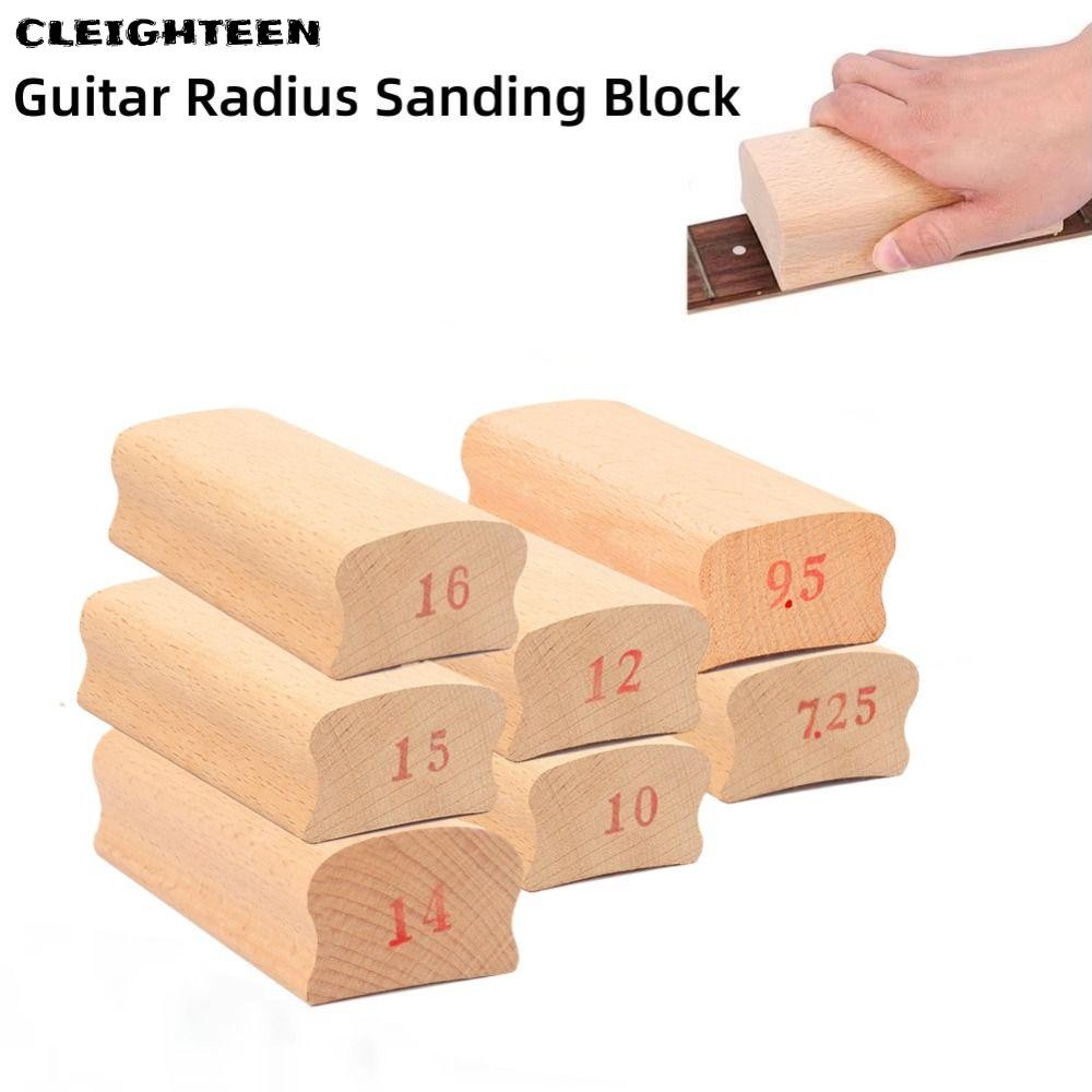 Cleighteen กีตาร์ Fret Leveling, Arc ขัด 7.25/9.5/10/12/14/15/16in กีตาร์ไม้ Radius Sanding Block, เครื่องดนตรีอุปกรณ์กีตาร์เครื่องมือปรับระดับ