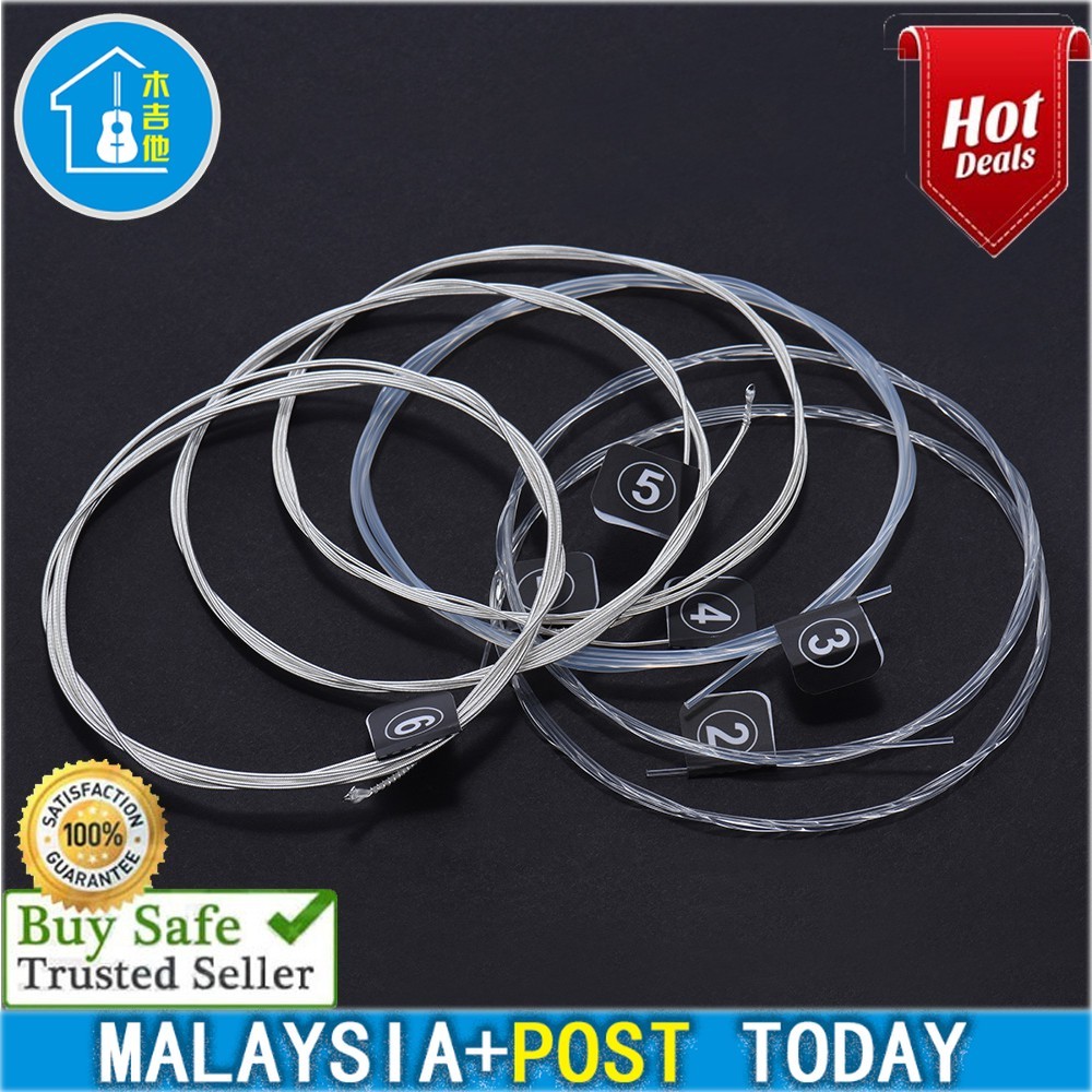 ตัวแทนจําหน่ายผู้เขียน Orphee NX36 Nylon Classical Guitar Strings 6pcs Set SC Series String 古