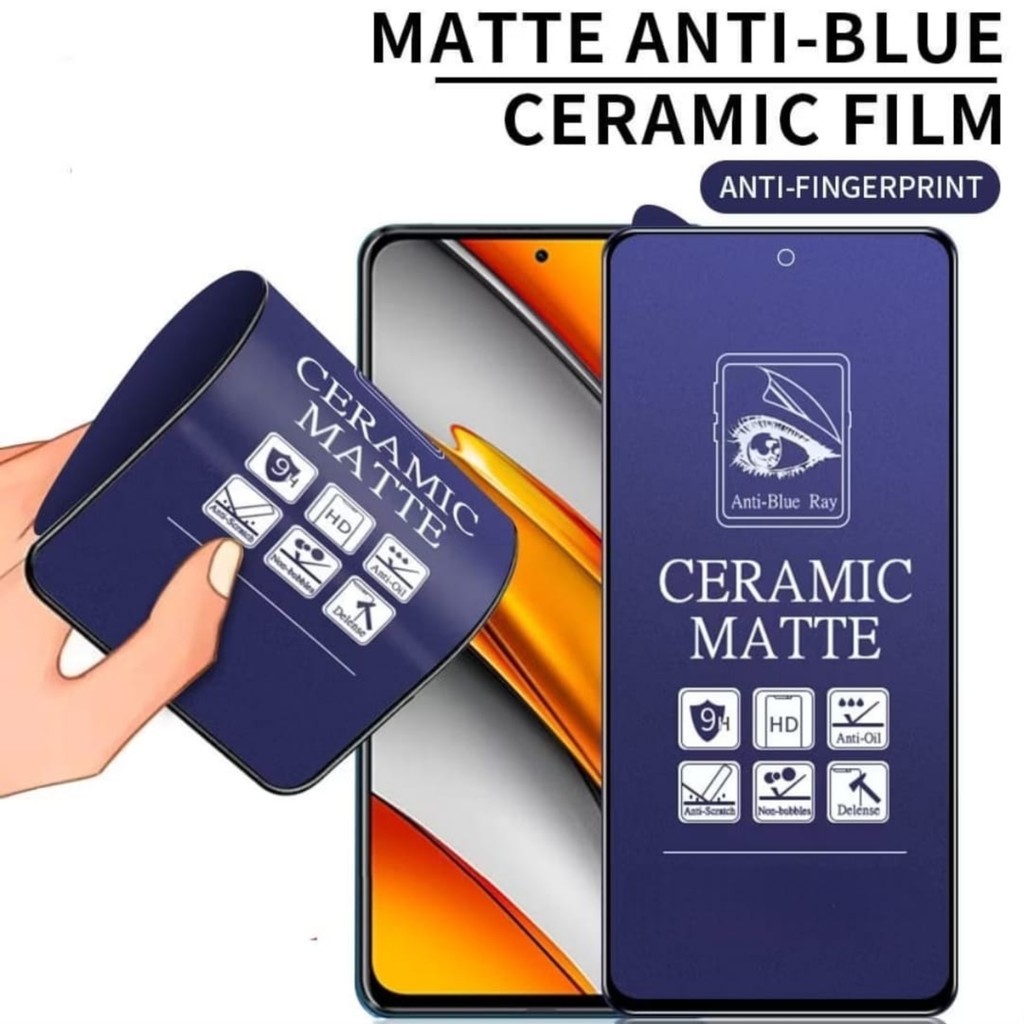 LAYAR เซรามิค Matte Anti Blue Ray Vivo Y54S Y55 Y55S Y56 Y70 Y70S Y70T Y71T Y72 5G Y72T Y73 Y73S Y73