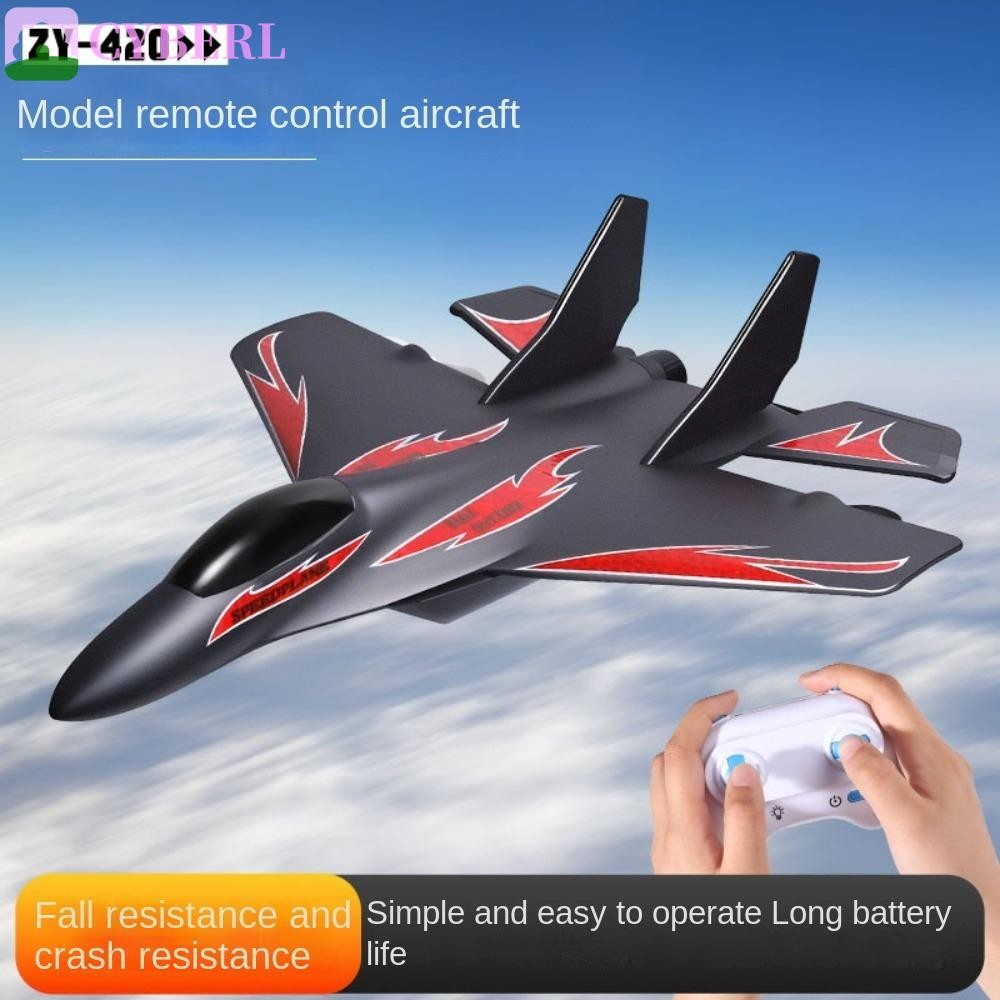 CYBERLINX เครื่องบินควบคุมระยะไกล, พร้อม Light Air Plane Foam Fighter ของเล่นไฟฟ้า, Professional แบบพกพา EPP โฟม 2.4G เครื่องร่อนรุ่นไฟฟ้าของเล่นเด็กหญิง